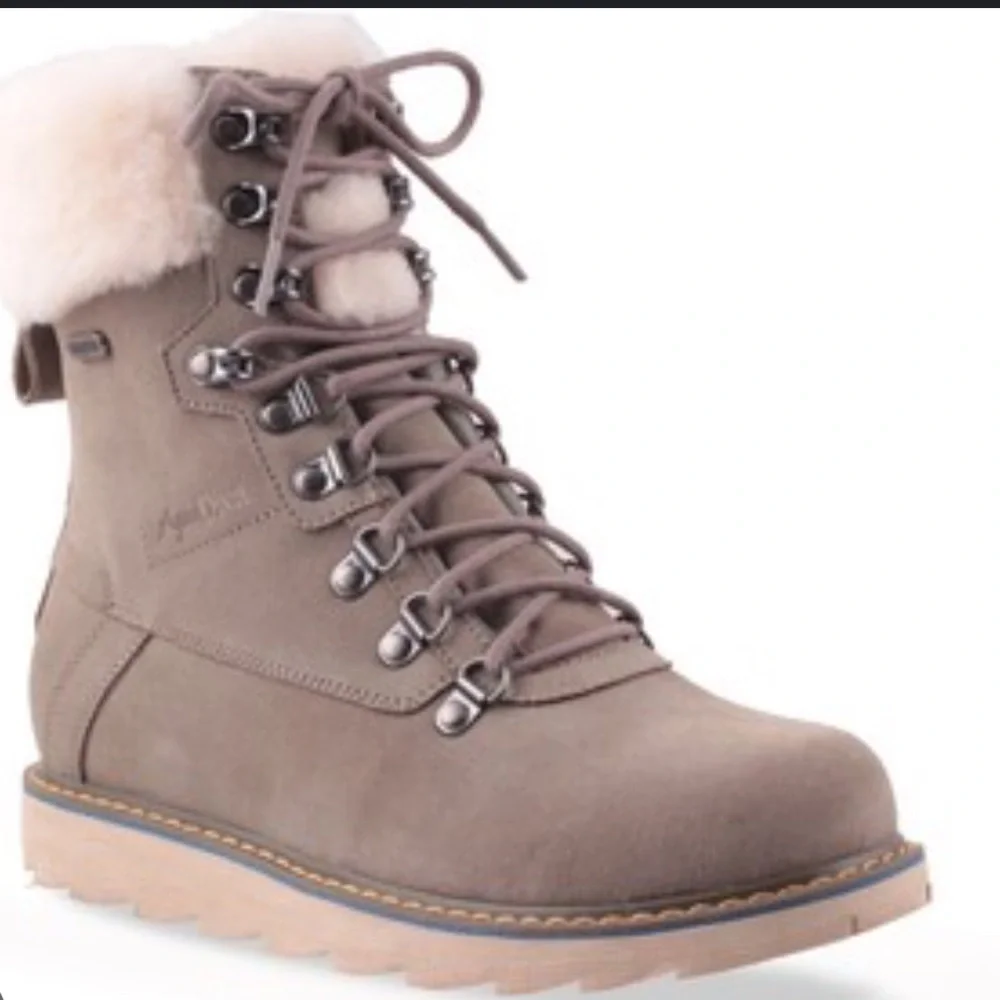 AQUA DIVA Dunedin Ice Grip sole Waterproof Snow boots size 9